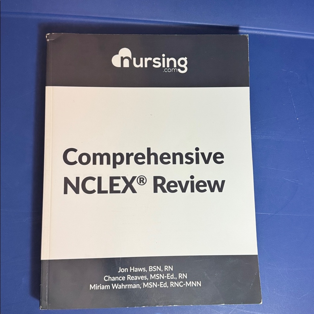 Comprehensive NCLEX Review Book - Black and White